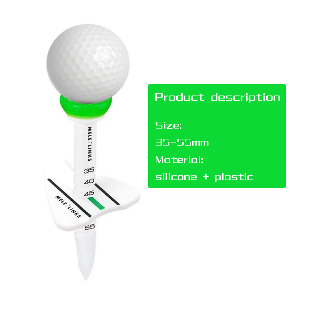 Golf Tee with Package 세트가 달린 골프 좌석 Red Orange Green Blue Internet Celebrity Plastice Tee for Golfer Gift Height Adjusted