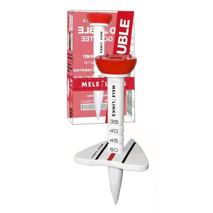 Golf Tee with Package 세트가 달린 골프 좌석 Red Orange Green Blue Internet Celebrity Plastice Tee for Golfer Gift Height Adjusted